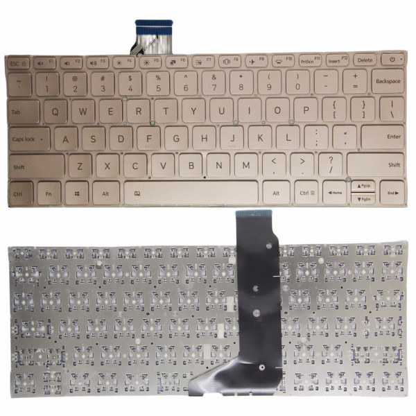 By Xiaomi Air 12.5 161201 TM1607 gold no paper US keyboard at pcspare.com — Global Laptop Parts Center