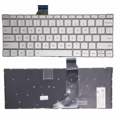 Xiaomi Air 12.5 161201 TM1607 silver backlit US keyboard