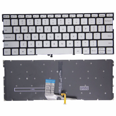 Xiaomi Air 13.3 161301 1604 1613 1703 1704 silver backlit OEM US keyboard