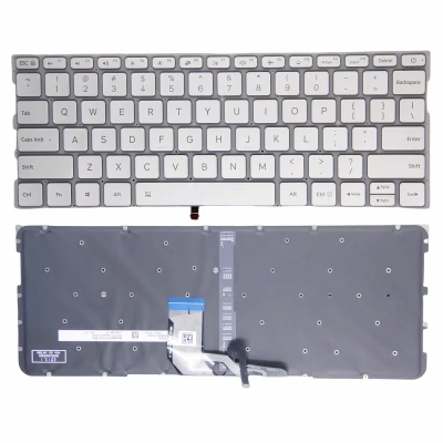 Xiaomi Air 13.3 161301 1604 1613 1703 1704 argint backlit original US tastatură