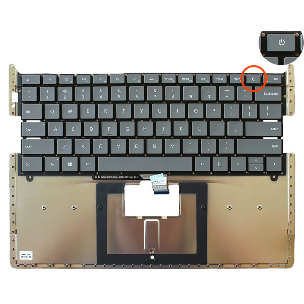 By مايكروسوفت سيرفس لابتوب 1 2 1769 1782 1770 1772 1790 لوحة مفاتيح أمريكية رمادي داكن at pcspare.com — Global Laptop Parts Center
