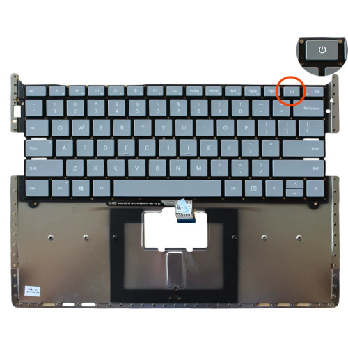 Microsoft Surface laptop1 2 1769 1782 1770 1772 1790 Tastiera USA grigio chiaro