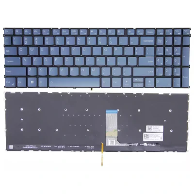 Lenovo yoga Pro 9 16IAH10 16IMH9 16IRP8 16IRP8, visszafelé világított US billentyűzet kék