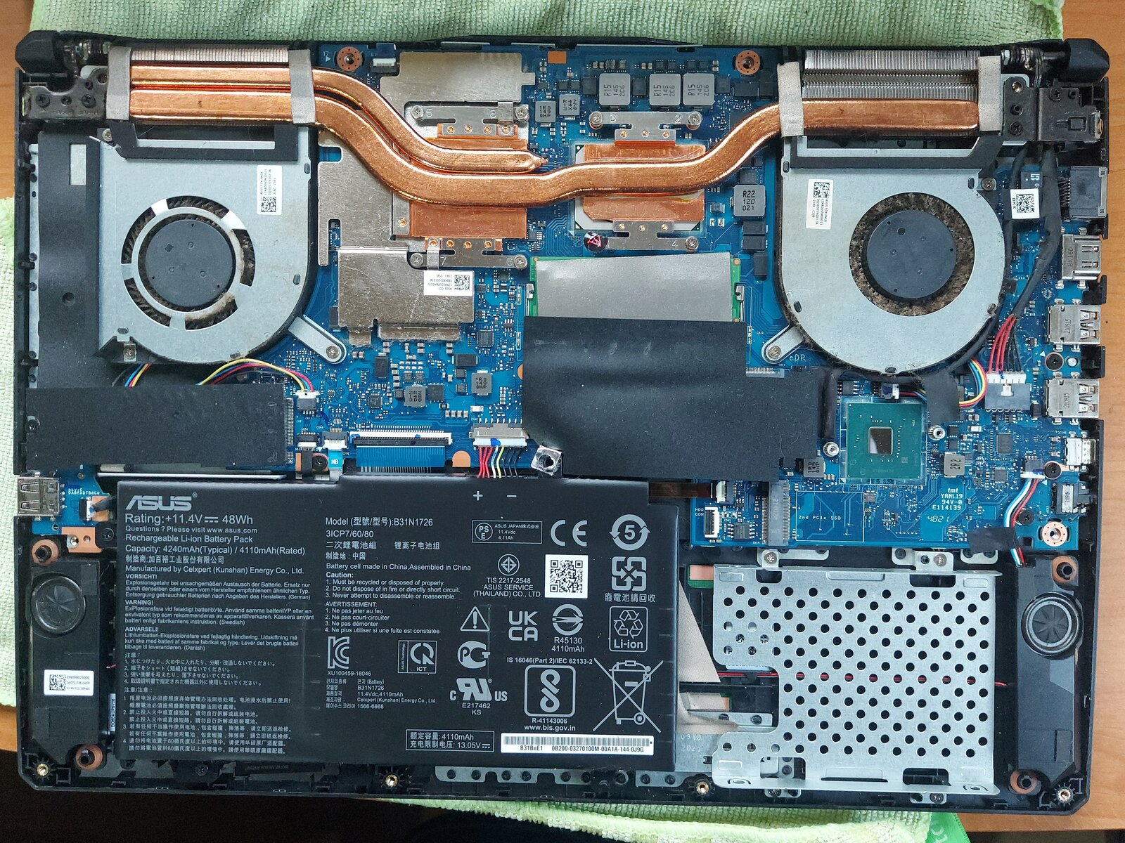 How to replace and fix ASUS TUF Gaming F15 FX506HEB AC power adapter 240W 6.0mm x 3.7mm (FX506L)